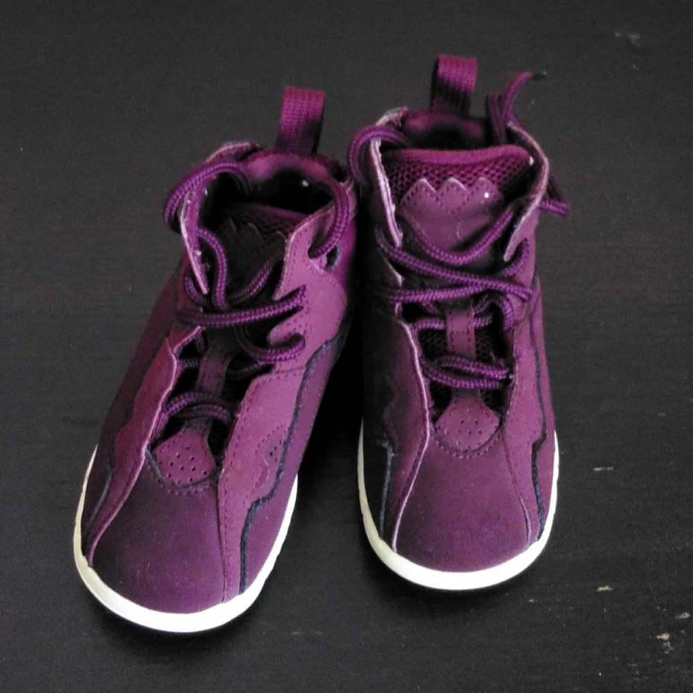 Jordan True Flight TD Color Bordeaux Sneakers Toddler Sz 6c